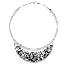 Cargar imagen en el visor de la galería, Collar LUNA de Mokume Gane de plata y cobre
